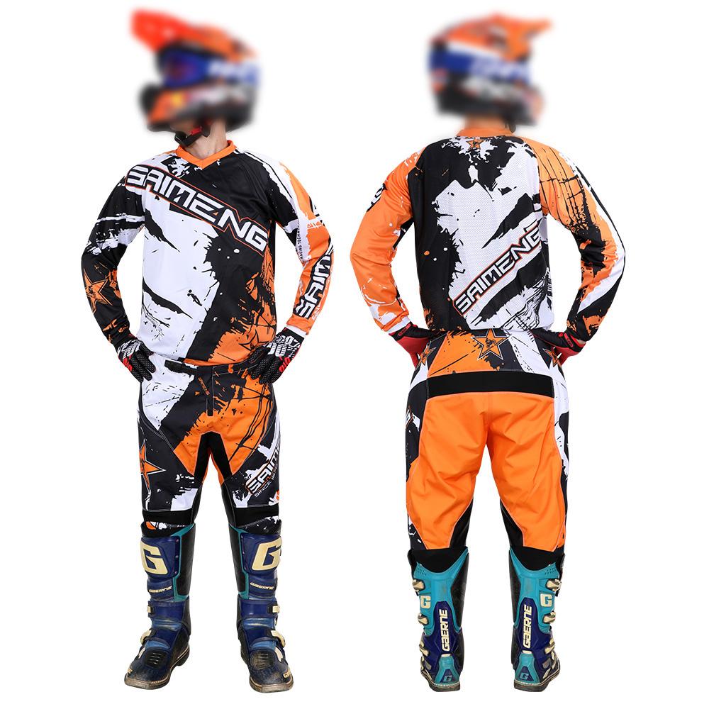 Motocross-Ausrüstungsset für Kinder 4 5 6 7 8 9 10 11 12 13 Jahre Jugend Kind Motorrad Junge Mädchen Jersey Hose Kits Rennanzug Offroad Enduro MX MTB S-20 von Joom DACH