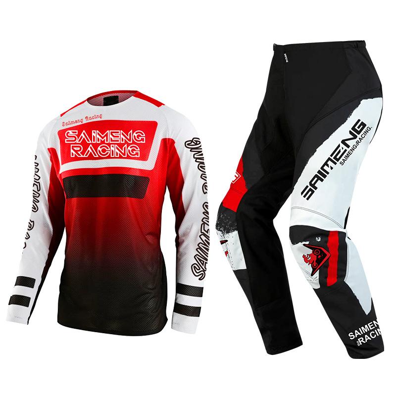 Motocross-Ausrüstungsset für Kinder 4 5 6 7 8 9 10 11 12 13 Jahre Jugend Kind Motorrad Junge Mädchen Jersey Hose Kits Rennanzug Offroad Enduro MX MTB S-20 von Joom DACH