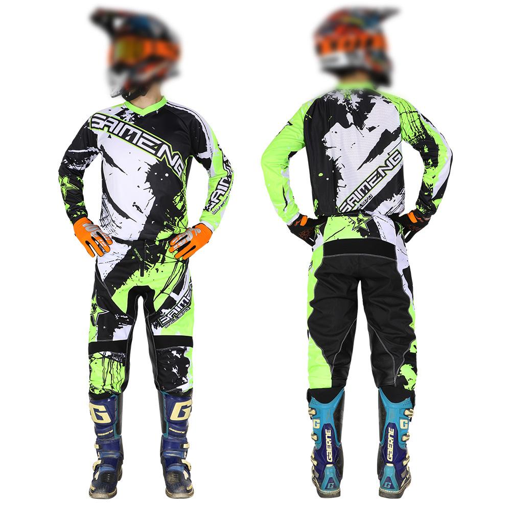 Motocross-Ausrüstungsset für Kinder 4 5 6 7 8 9 10 11 12 13 Jahre Jugend Kind Motorrad Junge Mädchen Jersey Hose Kits Rennanzug Offroad Enduro MX MTB S-20 von Joom DACH