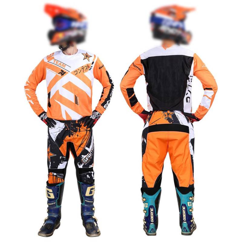 Motocross-Ausrüstungsset für Kinder 4 5 6 7 8 9 10 11 12 13 Jahre Jugend Kind Motorrad Junge Mädchen Jersey Hose Kits Rennanzug Offroad Enduro MX MTB S-20 von Joom DACH