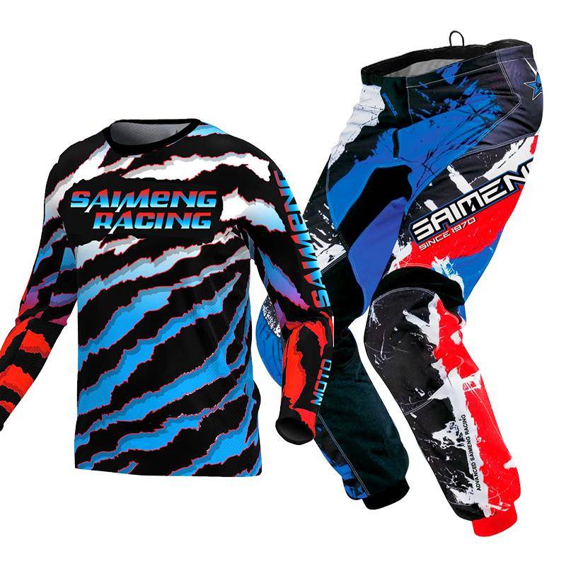 Motocross-Ausrüstungsset für Kinder 4 5 6 7 8 9 10 11 12 13 Jahre Jugend Kind Motorrad Junge Mädchen Jersey Hose Kits Rennanzug Offroad Enduro MX MTB S-20 von Joom DACH