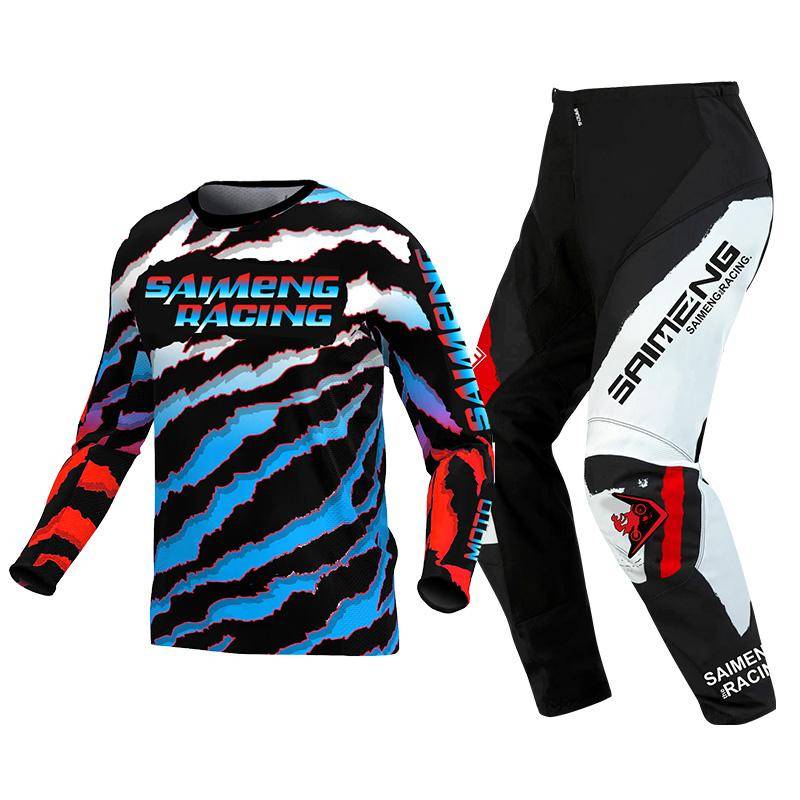 Motocross-Ausrüstungsset für Kinder 4 5 6 7 8 9 10 11 12 13 Jahre Jugend Kind Motorrad Junge Mädchen Jersey Hose Kits Rennanzug Offroad Enduro MX MTB XL-26 von Joom DACH
