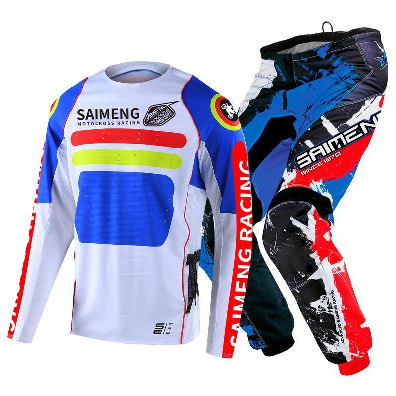Motocross-Ausrüstungsset für Kinder 4 5 6 7 8 9 10 11 12 13 Jahre Jugend Kind Motorrad Junge Mädchen Jersey Hose Kits Rennanzug Offroad Enduro MX MTB XXL-28 von Joom DACH
