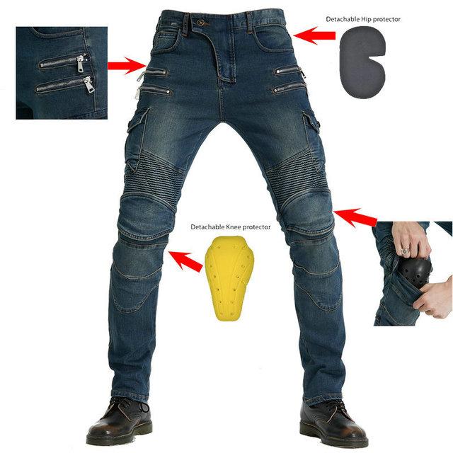 Motor Jeans Herren Motocross Hose Enduro Reithose Motocross Off-Road Racing Sport Knieschutzhose L blau Motor Jeans Herren Motocross Hose Enduro Reithose Motocross Off-Road Racing Sport Knieschutzhose L blau von Joom DACH