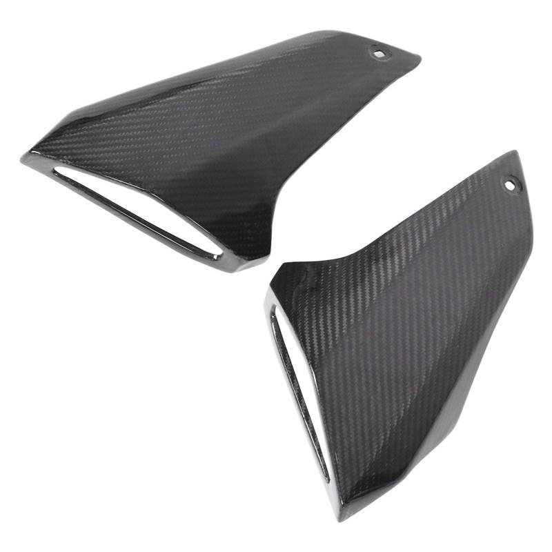 Motorrad Kraftstoff Tank Front Panel Trim 3K Carbon Fiber Intake Rohr Schutz Aufkleber Ersatz von Joom DACH