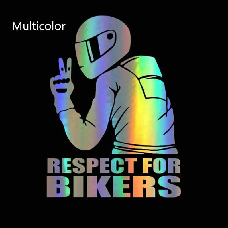Motorrad Styling Fahrrad Schutz Wasserdicht Auto Aufkleber Auto Aufkleber Reflektierende 3D Respekt bunt von Joom DACH