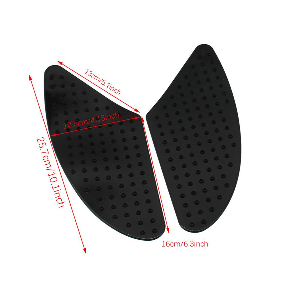 Motorrad Tank Seitenschutz 2 Stück Anti-Rutsch-Schutz Motorrad Seitenpolster Kniegriff Aufkleber Motorrad Aufkleber Selbstklebend für schwarz von Joom DACH