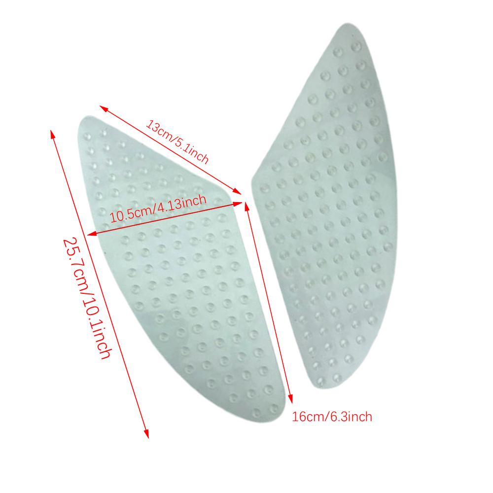 Motorrad Tank Seitenschutz 2 Stück Anti-Rutsch-Schutz Motorrad Seitenpolster Kniegriff Aufkleber Motorrad Aufkleber Selbstklebend für transparent von Joom DACH