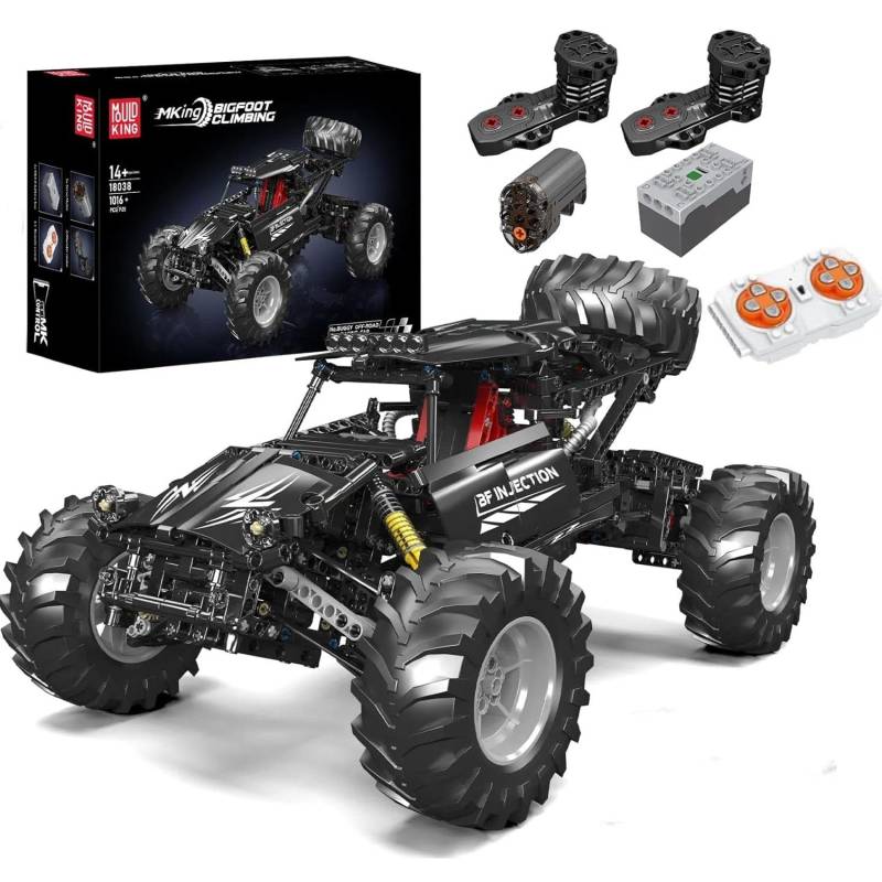Mould King 18038 Technisches Auto Baustein Fernbedienung Bigfoot Kletterauto Spielzeug Montage Ziegel Set Kinder Weihnachtsgeschenk 18038 von Joom DACH