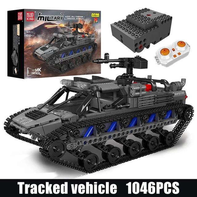 Mould King 20030 Militärpanzer Baustein Fernbedienung EV2 Geländewagen Kettenfahrzeug Modellbau Auto Ziegel Kinder Geschenk von Joom DACH