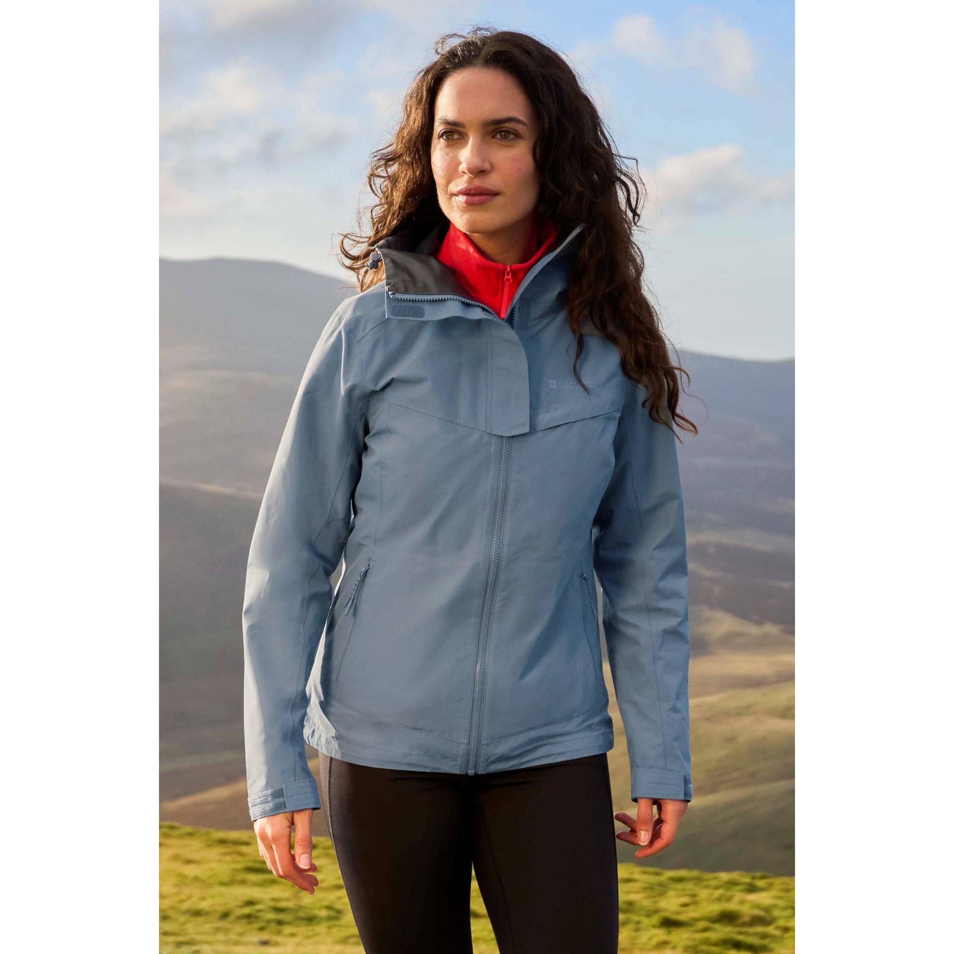 Mountain Warehouse Arlberg 2,5-lagige wasserdichte Jacke für Damen/Damen 12 UK blau von Joom DACH