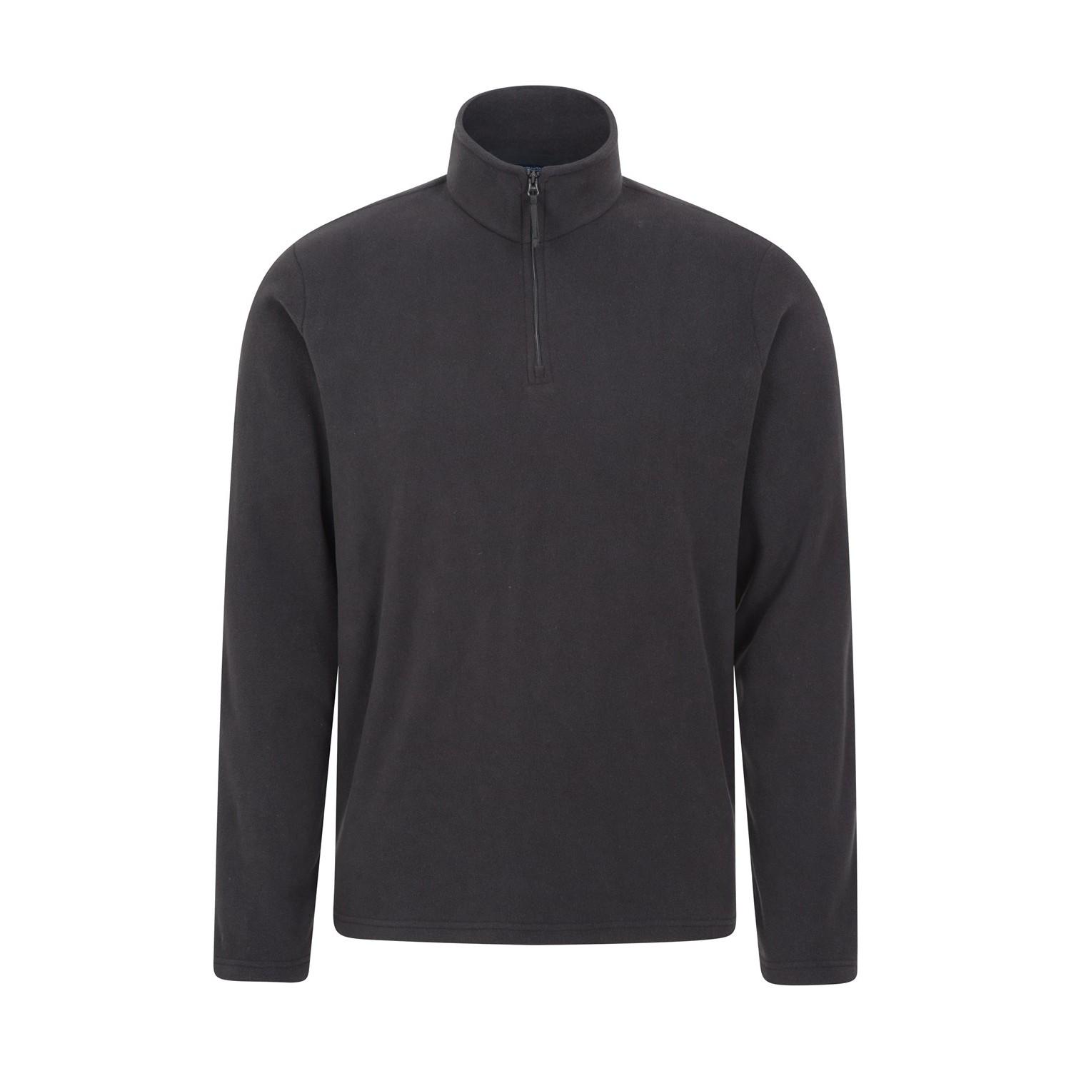 Mountain Warehouse Camber II Fleece-Oberteil für Herren (Packung mit 2) XS schwarz von Joom DACH