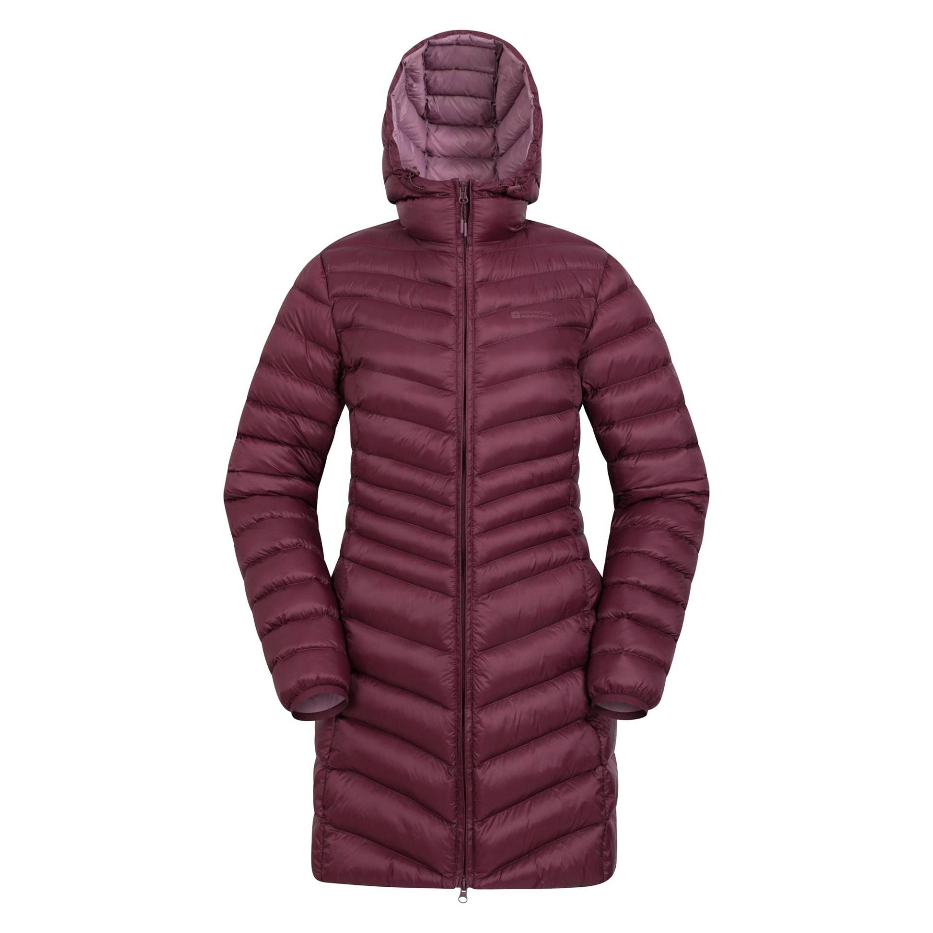 Mountain Warehouse Damen/Damen Florence Lange wattierte Jacke 12 UK bordeaux von Joom DACH