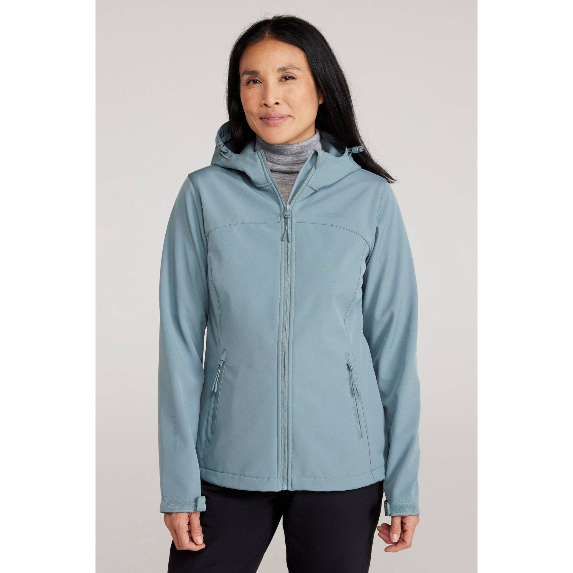 Mountain Warehouse Exodus wasserabweisende Softshell-Jacke für Damen/Damen 14 UK blasses grün von Joom DACH