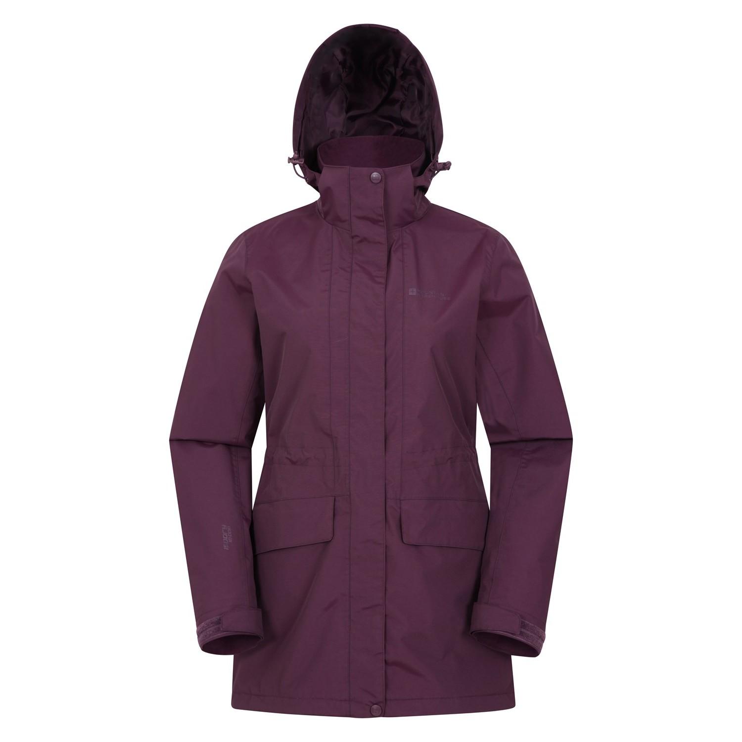 Mountain Warehouse Glacial Extreme wasserdichte Jacke für Damen/Damen 8 UK bordeaux von Joom DACH