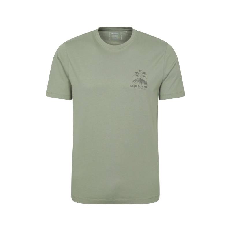 Mountain Warehouse Herren Lake District T-Shirt mit Rückenaufdruck, kurzärmelig L grün/khaki Mountain Warehouse Herren Lake District T-Shirt mit Rückenaufdruck, kurzärmelig L grün/khaki von Joom DACH