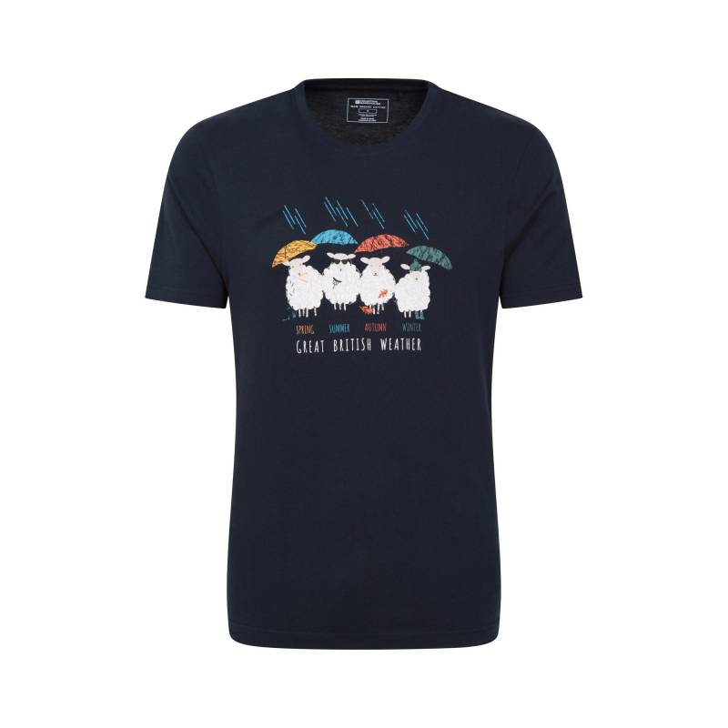 Mountain Warehouse Herren-T-Shirt „Great British Weather“. XS dunkelblau Mountain Warehouse Herren-T-Shirt „Great British Weather“. XS dunkelblau von Joom DACH