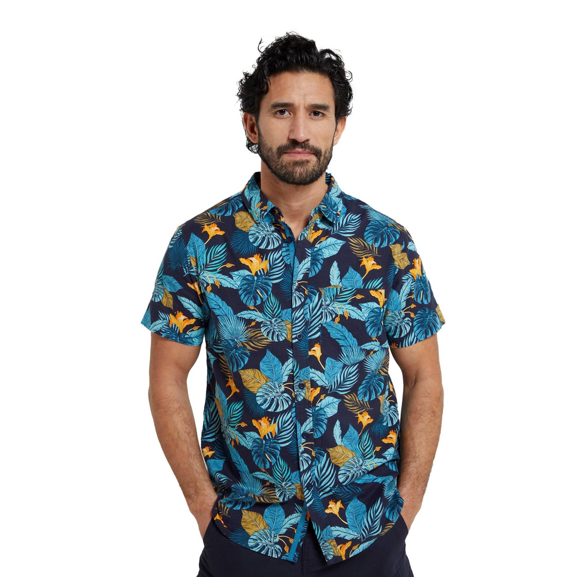 Mountain Warehouse Tropisches Kurzarmhemd für Herren XXL blau Mountain Warehouse Tropisches Kurzarmhemd für Herren XXL blau von Joom DACH