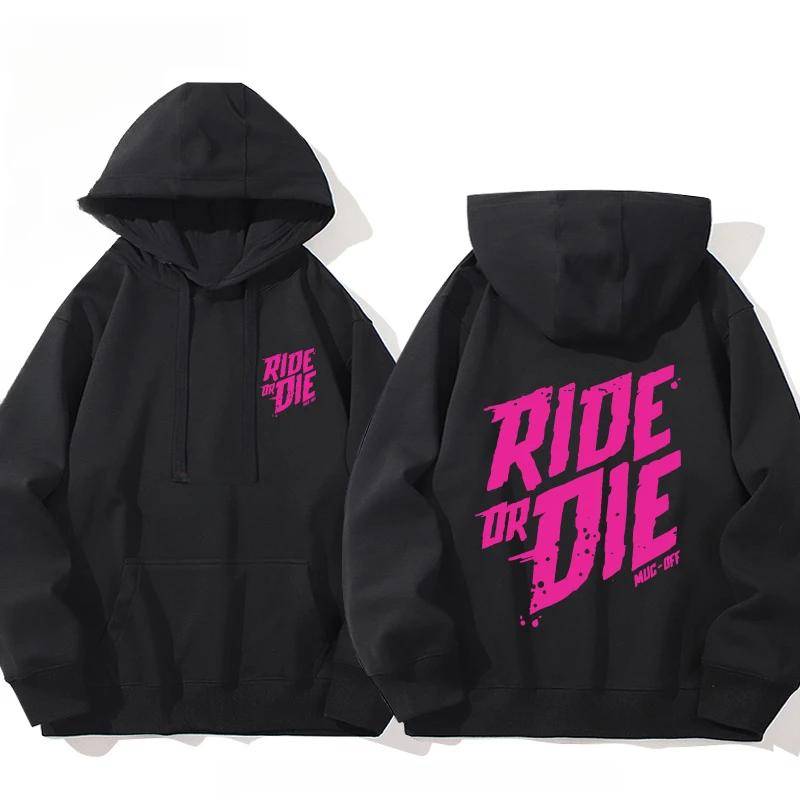 Muc Off Ride or Die Bedruckter modischer Herren-Hoodie Lässiger hochwertiger Hoodie Lockeres Sweatshirt M von Joom DACH