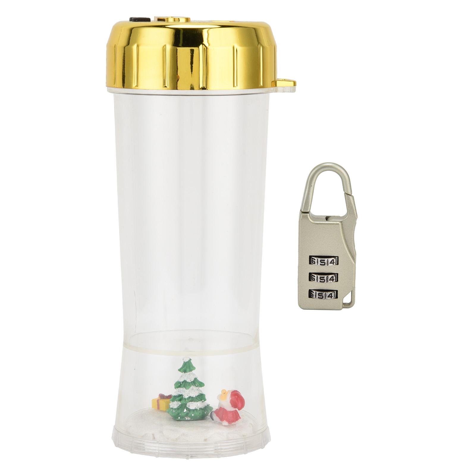 Münzzählende Spardose mit Zahlenschloss LCD-Anzeige Dollar-Münzen Spardose Organizer von Joom DACH