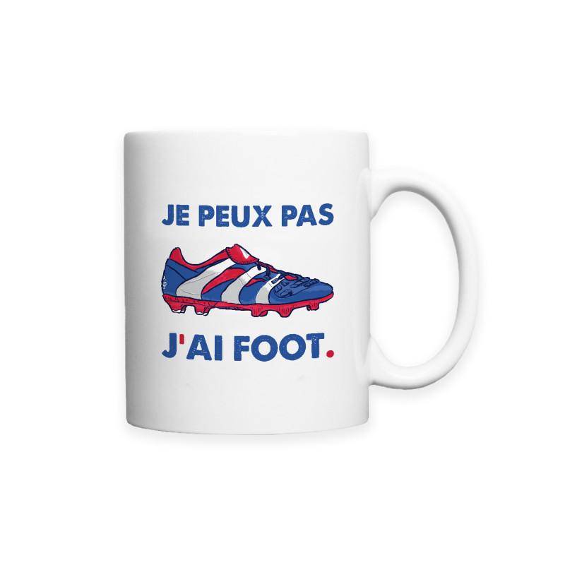Mug JE PEUX PAS J'AI FOOT TU weiß von Joom DACH