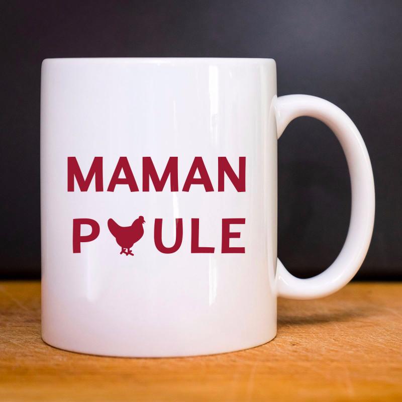 Mug MAMAN POULE 2 WAF TU weiß von Joom DACH