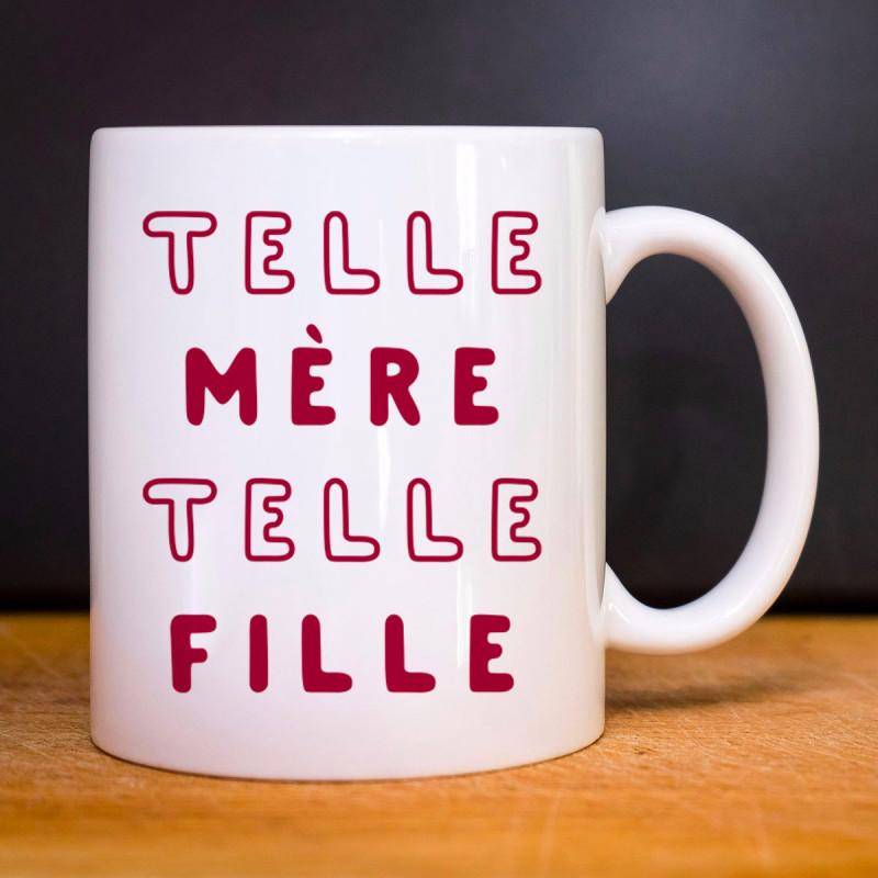 Mug TELLE MÈRE TELLE FILLE 2 MPT TU weiß von Joom DACH