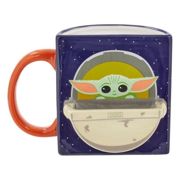 Mug cookie holder - STAR WARS - The Child - Bleu - Rond - Compatible lave-vaisselle von Joom DACH