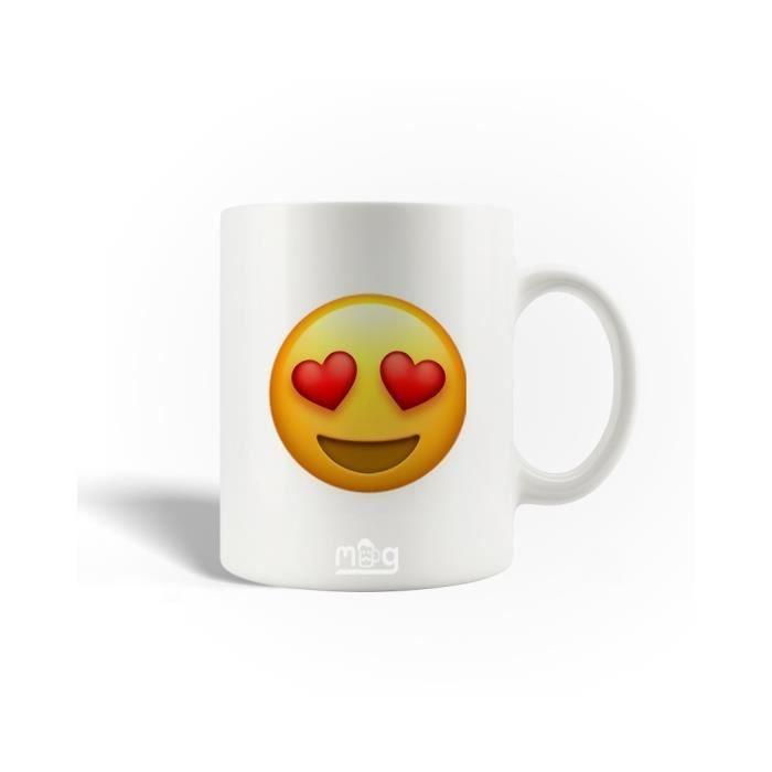 Mug en Céramique Image de Emoji Amoureux von Joom DACH