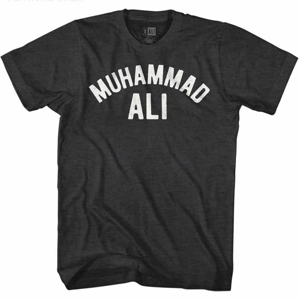 Muhammad Ali Ali Black Heather Erwachsene T Shirt T-Shirt Männer Casual Kurzarm T Shirt XL schwarz von Joom DACH