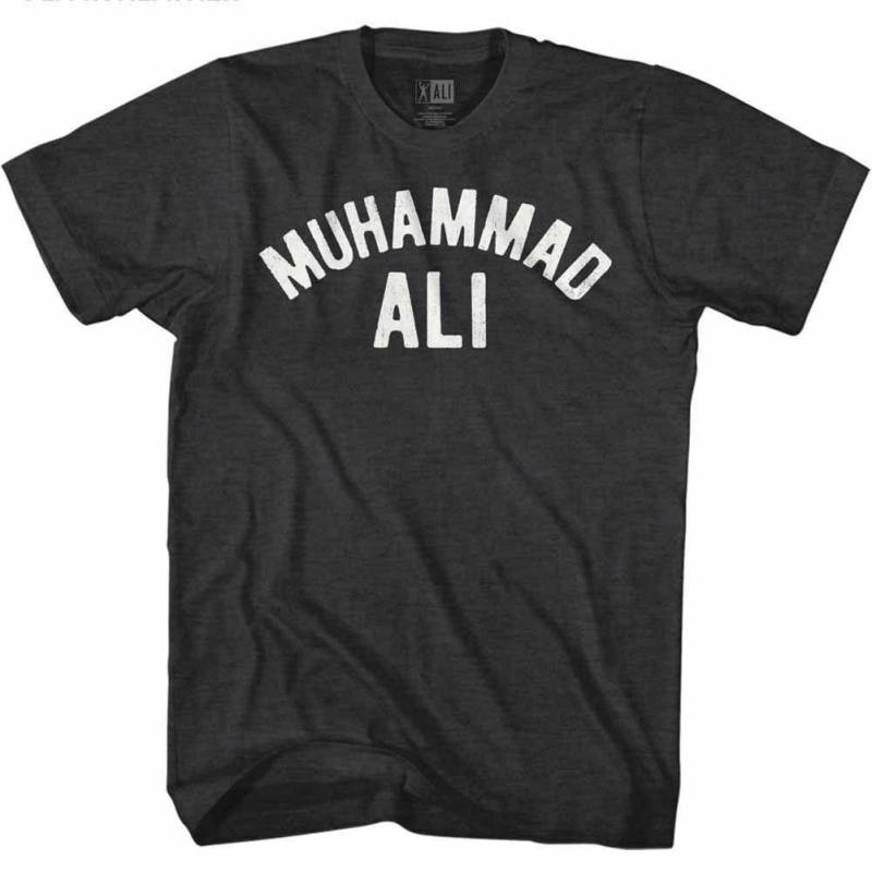 Muhammad Ali Ali Black Heather Erwachsene T Shirt T-Shirt Männer Casual Kurzarm T Shirt XL schwarz von Joom DACH