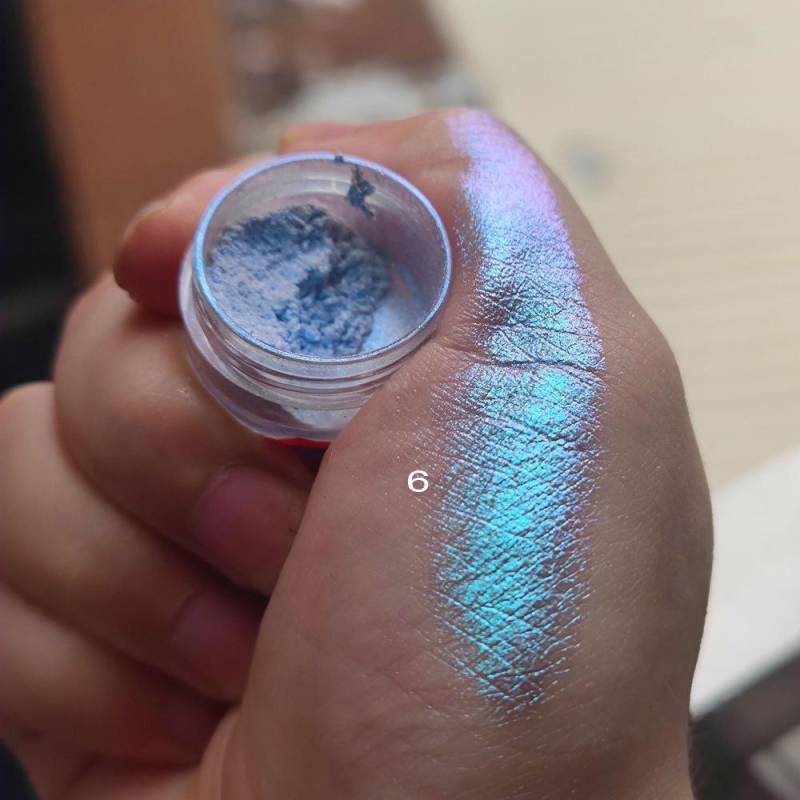 Multichrome Chamäleon Lidschatten Pulver Nagel Glitters Aurora Neon Regenbogen Pigment Chrom Pulver Schillernden Lidschatten Nagel Dekore von Joom DACH