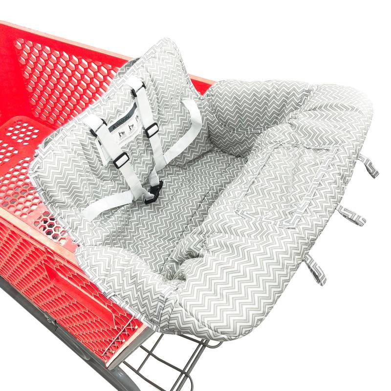 Multifunktionale 2-in-1-Baby-Einkaufswagen-Abdeckung, Kinder-Hochstuhl-Abdeckung mit verdickter Weichheit dunkelgraue von Joom DACH