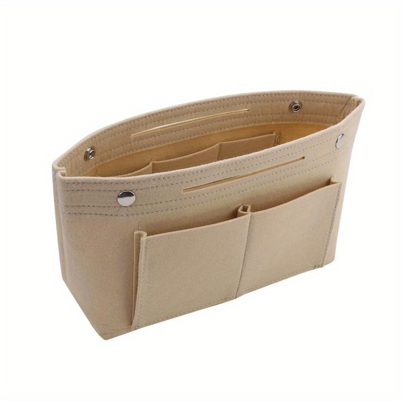 Multifunktionale Einsatz-Make-up-Tasche Damen Reise Innentasche Kosmetiktaschen für Damen Tragbarer Aufbewahrungs-Organizer Tote 2024 off-weiße von Joom DACH