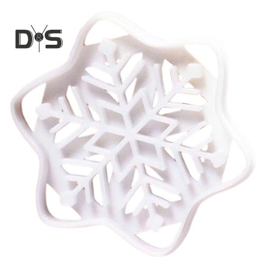 Multifunktionale Keksform, Lebensmittelqualität, nützliche Weihnachts-Schneeflocken-Plätzchen-Backform von Joom DACH