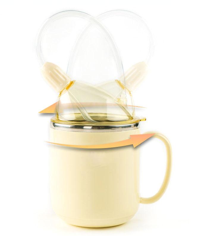 Multifunktionale Pflege-Wasserflasche Auslaufsicher Isoliert Trinkhalm-Becher für Bettlägerige von Joom DACH