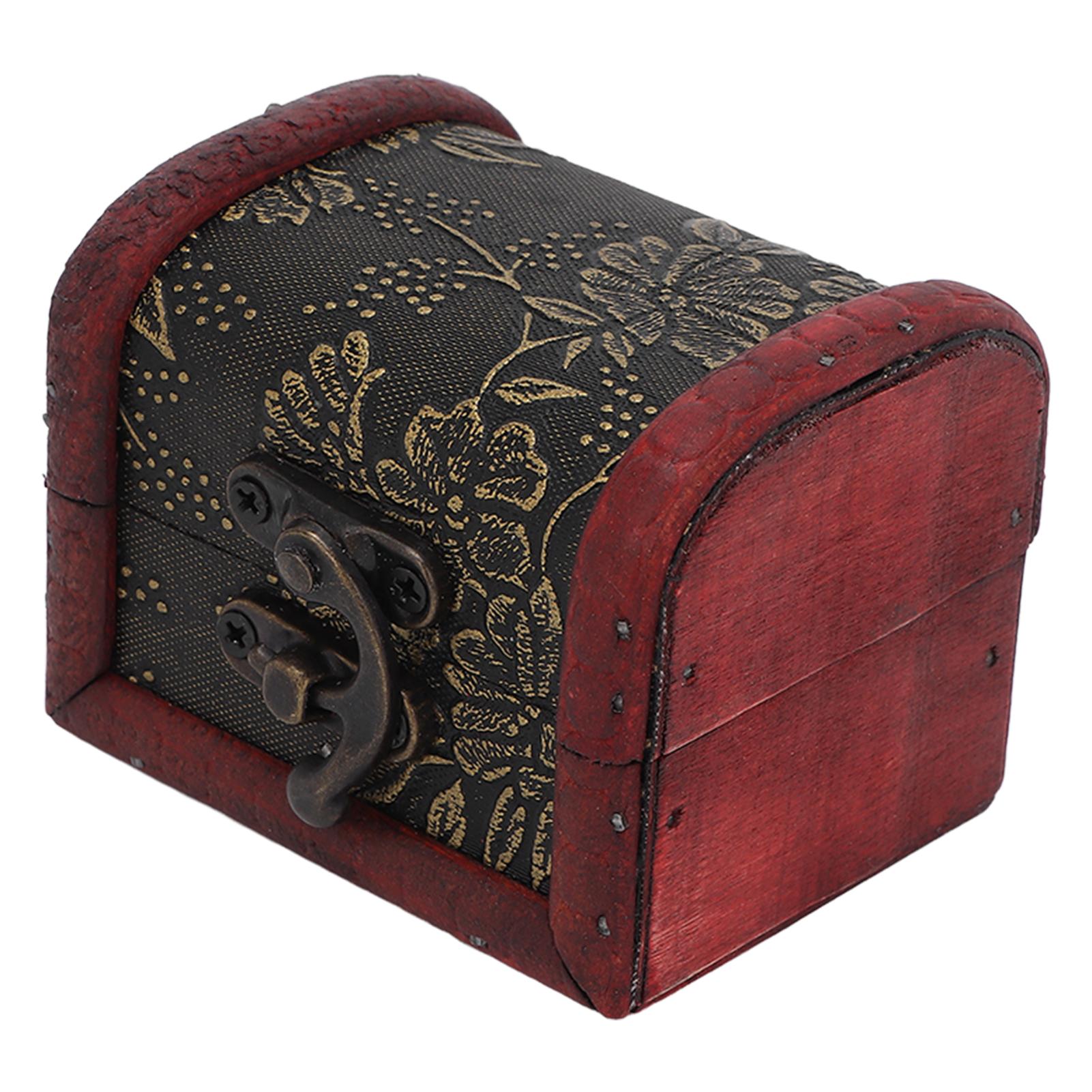 Multifunktionale Retro Aufbewahrungsbox Haaraccessoire Schmuckaufbewahrung Antike Holz Organizer Kiste von Joom DACH