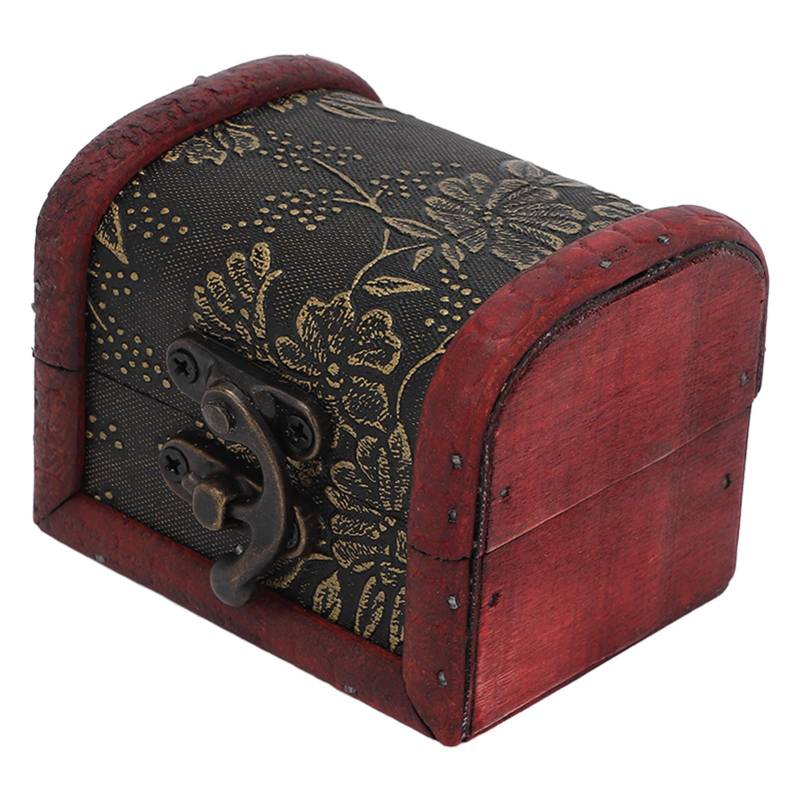 Multifunktionale Retro Aufbewahrungsbox Haaraccessoire Schmuckaufbewahrung Antike Holz Organizer Kiste von Joom DACH