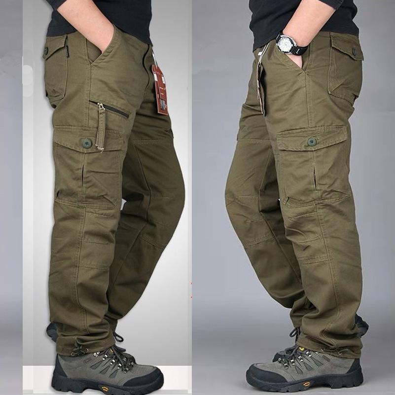 Multifunktionale taktische Cargohose für Herren im Freien – mehrere Taschen, lockere Passform zum Wandern und Reisen 3XL von Joom DACH
