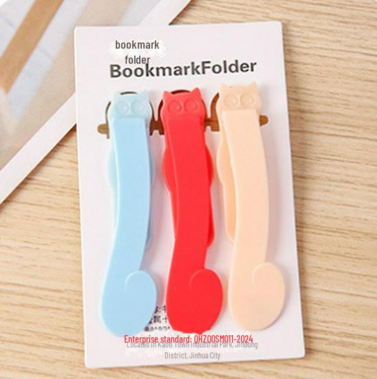 Multifunktionales Lesezeichen aus Silikon für den Heimgebrauch: Nicht verformbar, einfach, praktisch, ideal für Studenten von Joom DACH