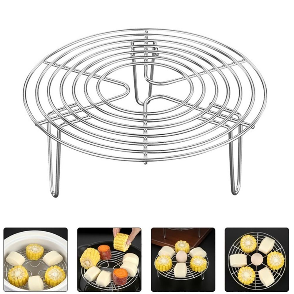 Multifunktions 304 Edelstahl Tablett Stand Dampfer Regal Topf Dampfenden Kochgeschirr Dampfer Rack 24CM von Joom DACH