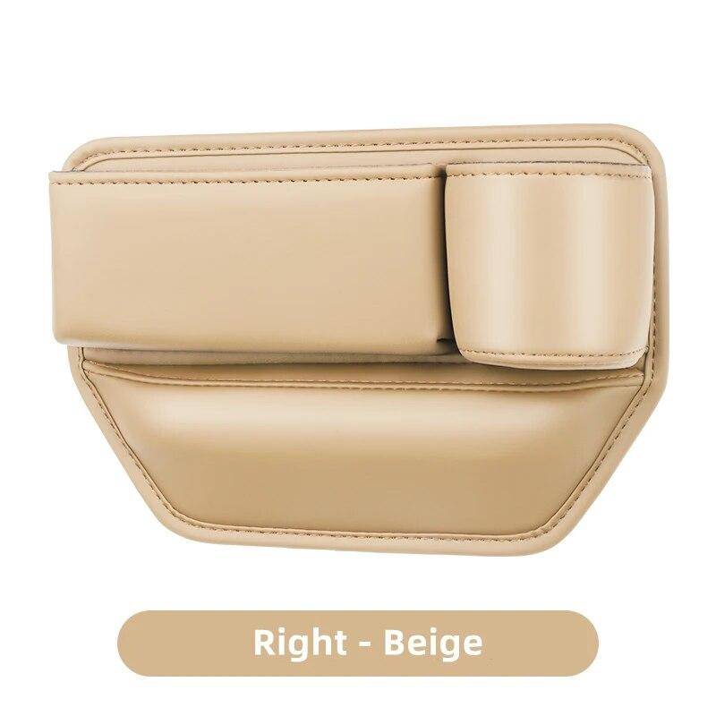 Multifunktions Auto Sitz Lücke Organizer Lagerung Box Tasche Universal Brieftasche Schlüssel Karte Tasse Telefon Halter Auto Innen Zubehör Right beige von Joom DACH