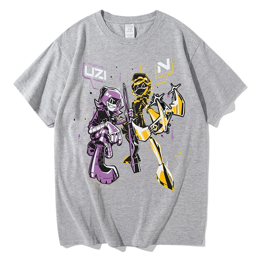 Murder Drones N und Uzi T-Shirts Mode Damen/Herren Baumwolle Hot Anime Tees Hip Hop Kurzarm Kleidung Punk Y2K Streetwear T-Shirt S graue Murder Drones N und Uzi T-Shirts Mode Damen/Herren Baumwolle Hot Anime Tees Hip Hop Kurzarm Kleidung Punk Y2K Streetwear T-Shirt S graue von Joom DACH