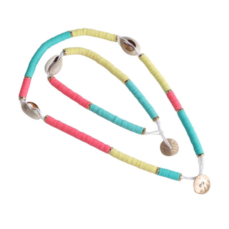 Muschelkette Vintage Schön Hautfreundlich Niedlich Muschelkette Fußkettchen Set für Geburtstag N80012 von Joom DACH