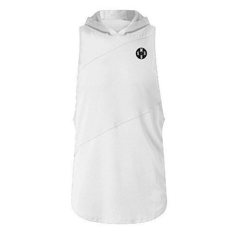 Muscleguys Bestseller Muskelmänner Tanktops Hoodies Bodybuilding Stringer Sportbekleidung Tanktops Fitness Männer Fitnessstudios Kleidung Ärmellose Shirts M weiß von Joom DACH