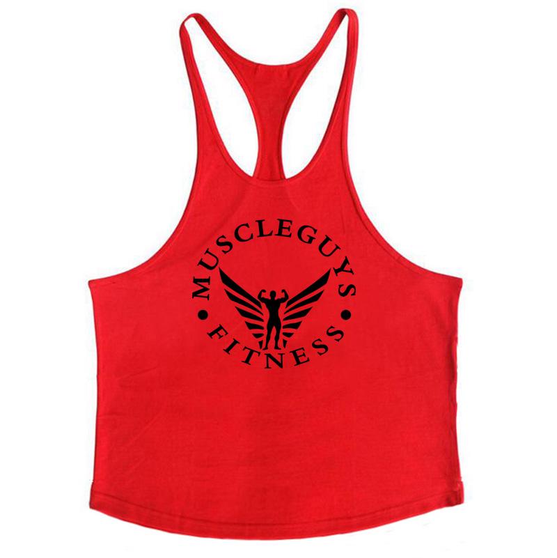Muscleguys Bodybuilding-Bekleidung Unterhemd Herren Baumwolle Fitness Stringer Singlets Weste XL rot Muscleguys Bodybuilding-Bekleidung Unterhemd Herren Baumwolle Fitness Stringer Singlets Weste XL rot von Joom DACH