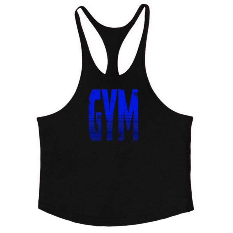 Muscleguys Fashion Bodybuilding Y-förmige Sport-Fitness-Weste für Herren, ärmellos, locker, atmungsaktiv, schweißabsorbierend, Trainingskleidung L schwarz von Joom DACH