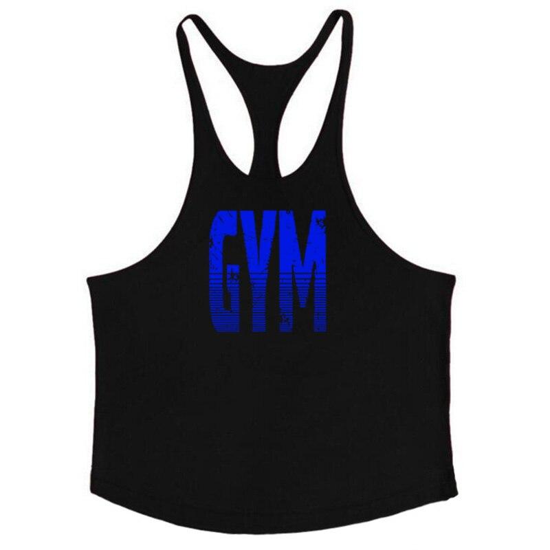 Muscleguys Fashion Bodybuilding Y-förmige Sport-Fitness-Weste für Herren, ärmellos, locker, atmungsaktiv, schweißabsorbierend, Trainingskleidung L schwarz von Joom DACH