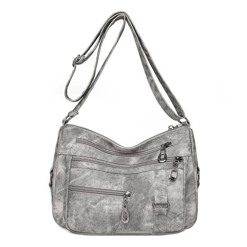 Mutter Tasche Vintage frauen Schulter Umhängetasche Multi-Pocket frauen Handy Tasche grau von Joom DACH