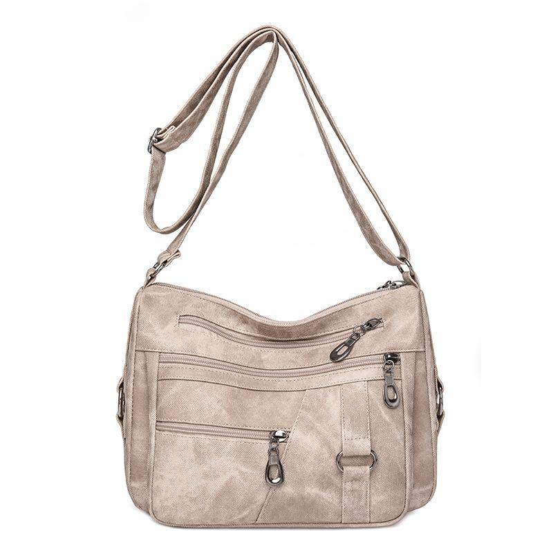 Mutter Tasche Vintage frauen Schulter Umhängetasche Multi-Pocket frauen Handy Tasche khaki von Joom DACH
